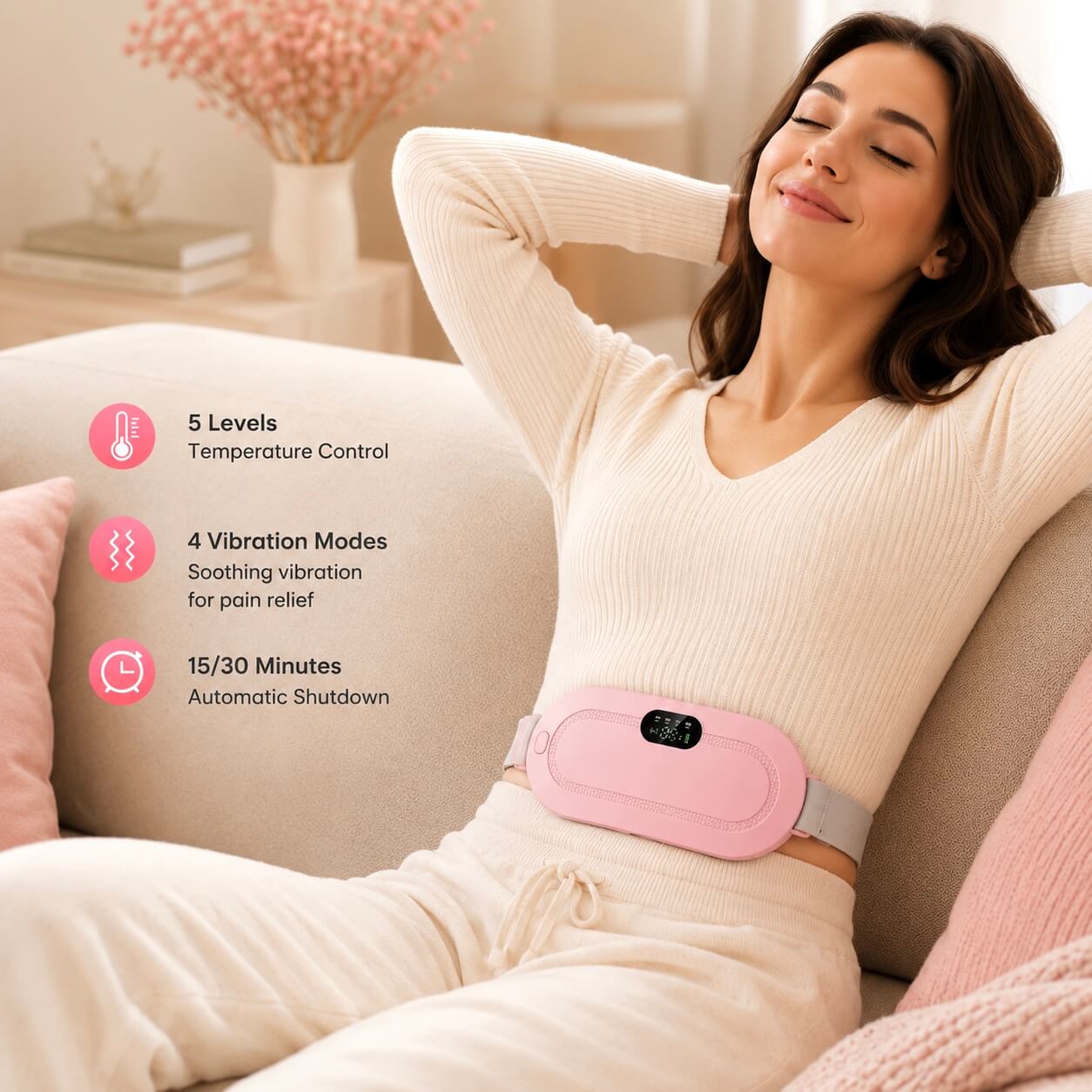 Ravunzelle™ Menstrual Heating Belt